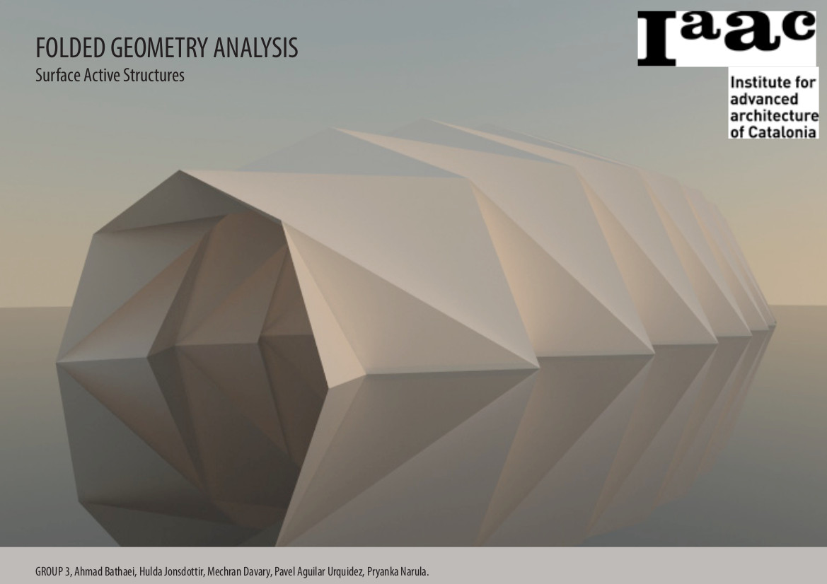 Assignment 2 Folded plate analysis IAAC Blog