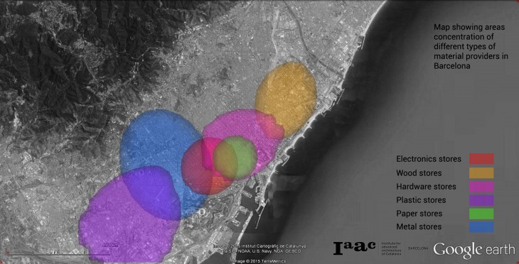 IAAC_Mapping material suppliers 